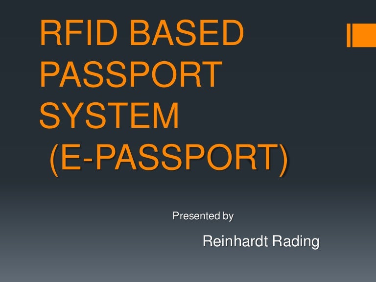 RFID Epassport System