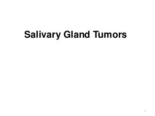 Salivary gland tumours