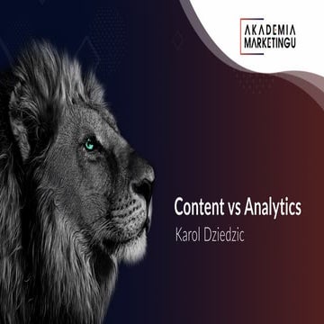 Content vs Analytics