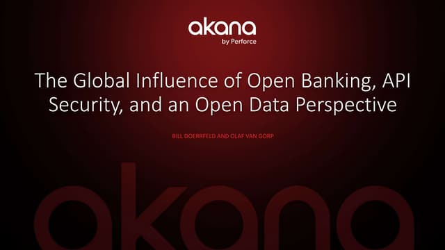 The Global Influence of Open Banking, API Security, and an Open Data Perspective