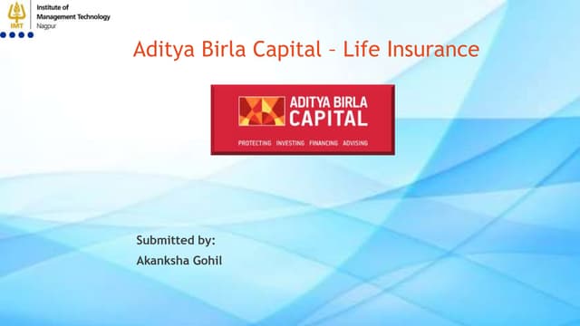 Aditya Birla Internship Presentation