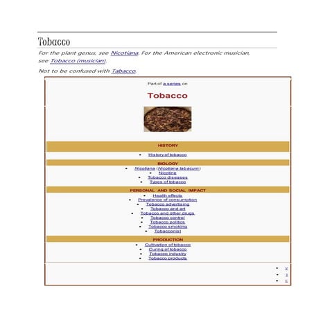 Akash bio project ON TOBACCO | DOCX