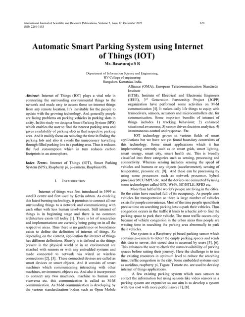 ARDUINO BASED CAR PARKING SYSTEM USING WOKWI SIMULATOR | PDF