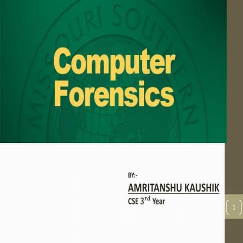 computer forensics by amritanshu kaushik