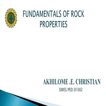 Reservoir Rock Properties 