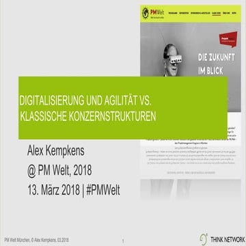 Digitalisierung und Agilität vs. klassische Konzernstrukturen