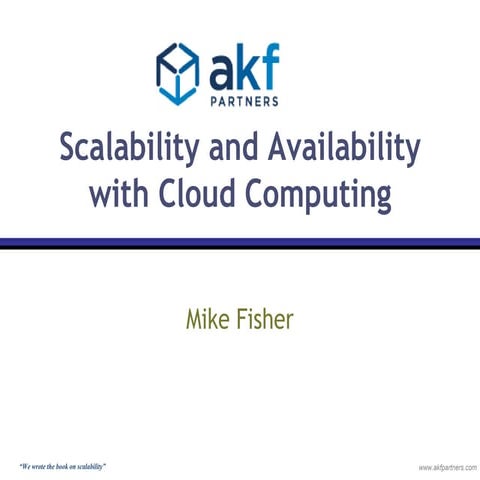 Cloud Computing - AKF Partners