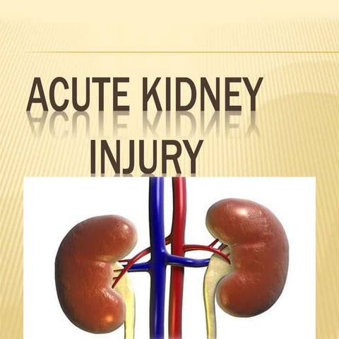 Acute kidney injury