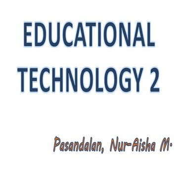 Technology as Tutor