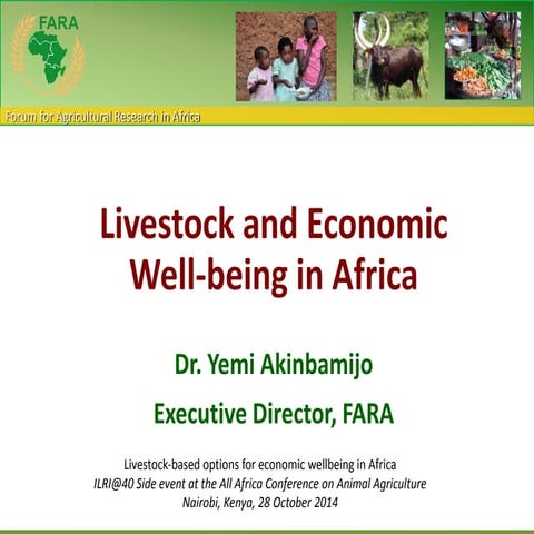 Livestock and Economic Well-being in Africa