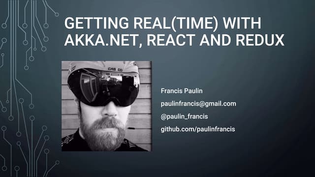 Akka dotnet presentation ndc 2017