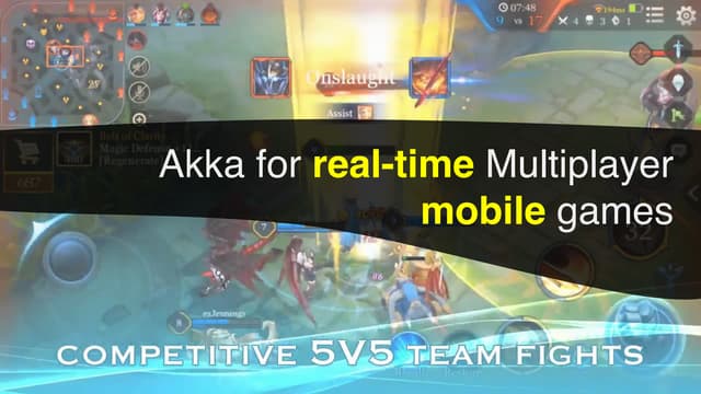 Akka for realtime multiplayer mobile games