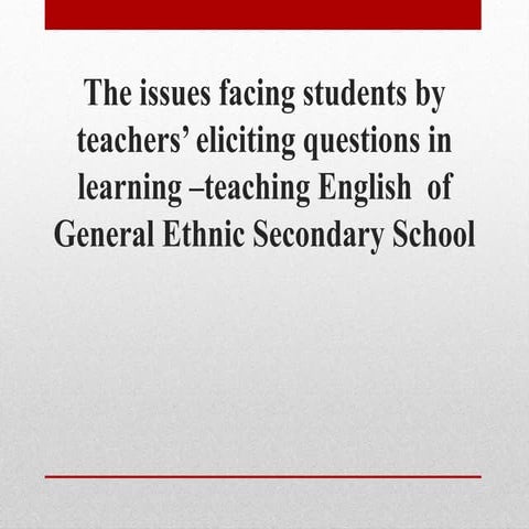 Eliciting in learning | PPTX