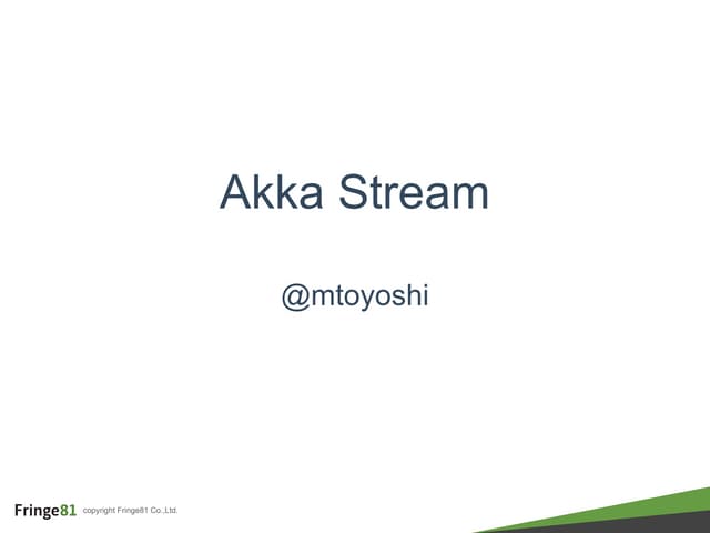 Akka stream