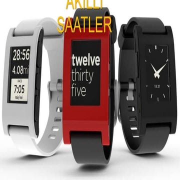 Akıllı saat nedir?