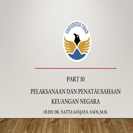 Administrasi Keuangan Negara Pertemuan Sepuluh