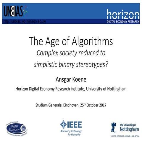 The Age of Algorithms | PPT