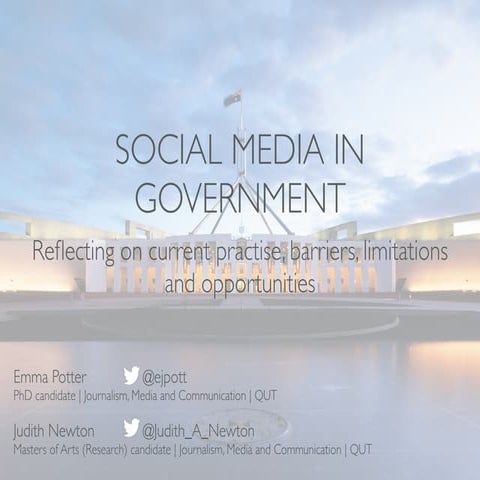 Social Media in Government