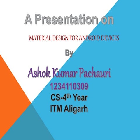 Material Design For Android