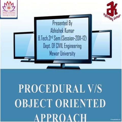 Ak procedural vs oop | PPT