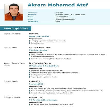 Akram's cv