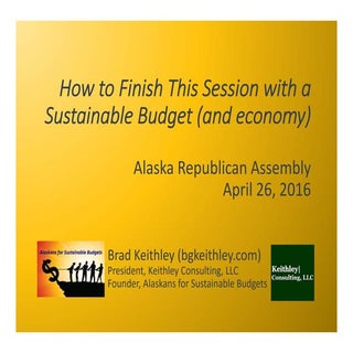 Presentation to the Alaska Republic...