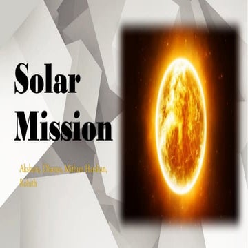 Solar mission class 9 powerpoint presentation.pptx