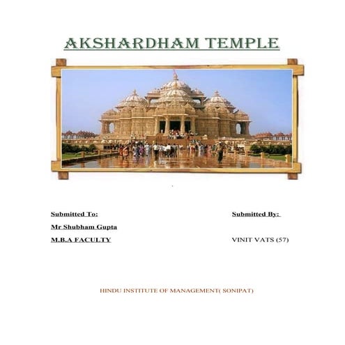 Akshardham temple