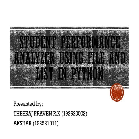 Database Course Project Presentation SPMS | PDF