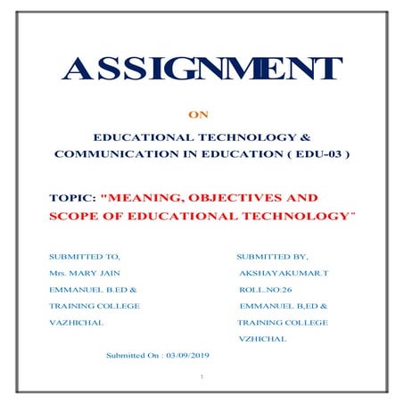 Educational Technology