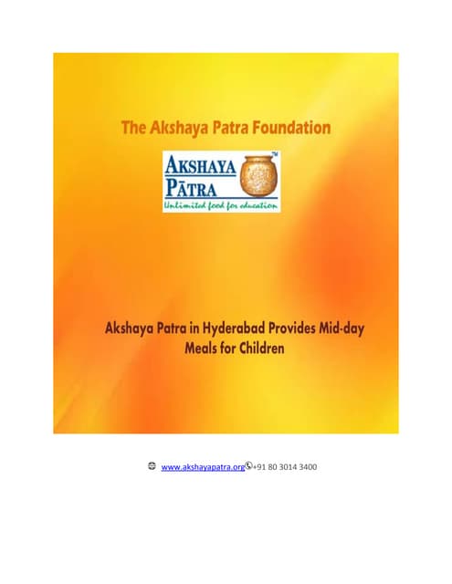 Mid day meal ngo in gujarat | PPT