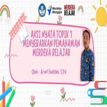 Aksi Nyata Topik Merdeka Belajar - Menyebarkan Pemahaman Merdeka Belajar _ARI...