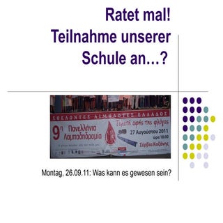 Aktion "freiwillige Blutspender"