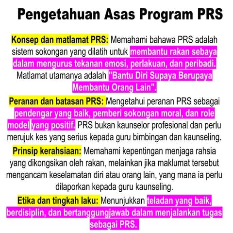 Pengenalan PRS | PPT