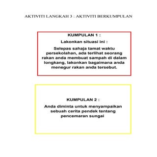 Aktiviti langkah 3