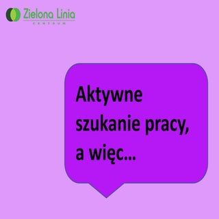 Aktywne szukanie pracy