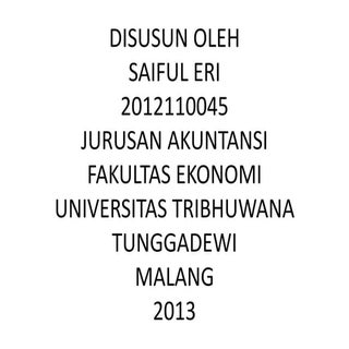 Akuntansi Menengah 1