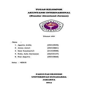 Standar Akuntansi Internasional Jerman