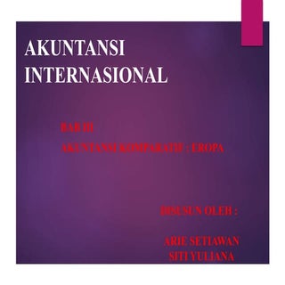 Akuntansi internasional ppt