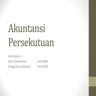 Akuntansi persekutuan
