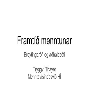 Samnor - Starfsmenntun framhaldsskóla á Norðurlandi