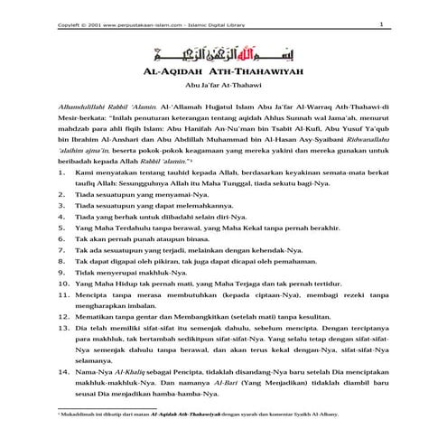 Ajaran Dan Pemikiran Syekh Siti | DOC