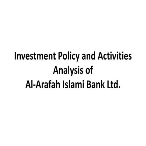 Al arafa islami bank