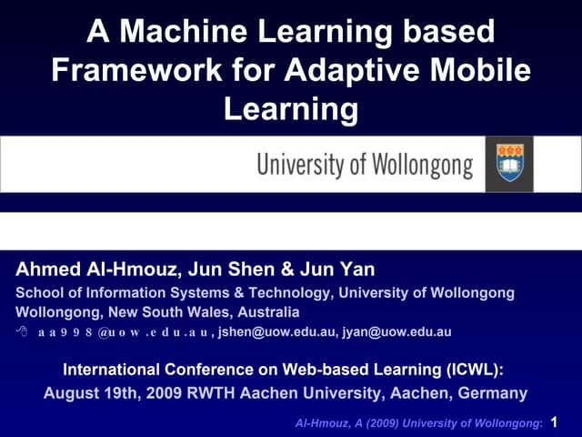 ICWL 2009