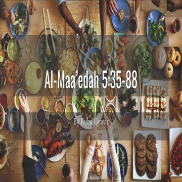Al maa’edah 35-88