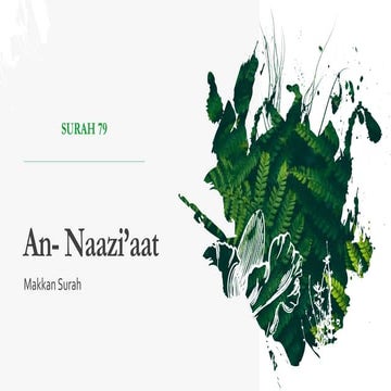 Surah Al-Naziat Power point