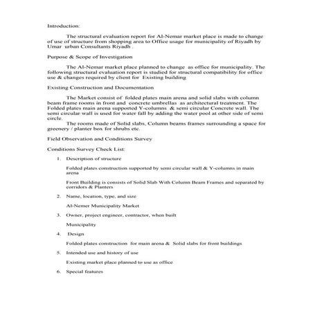 Formats for struct audit report | PDF