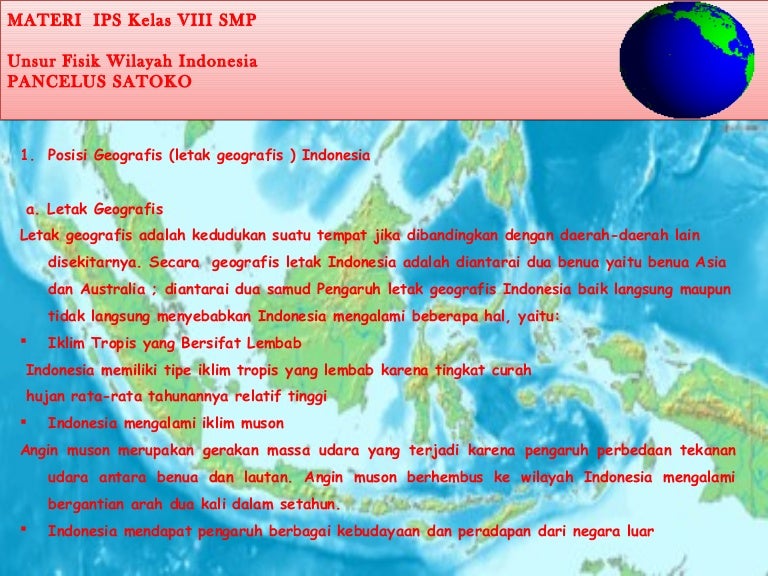 Pengaruh Angin Muson