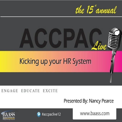 Al 2012 Kicking up you HR System