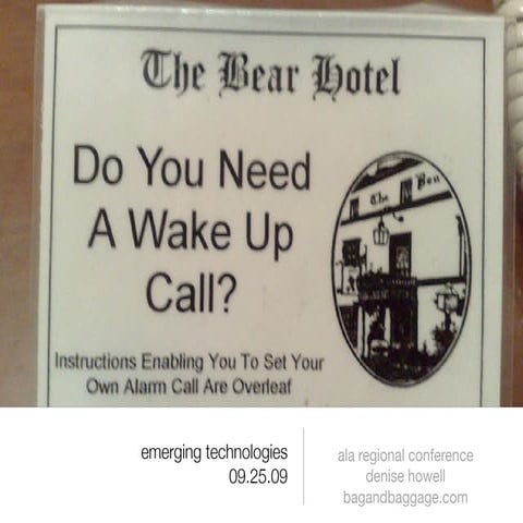 emerging technologies for the ass'n of legal administrators